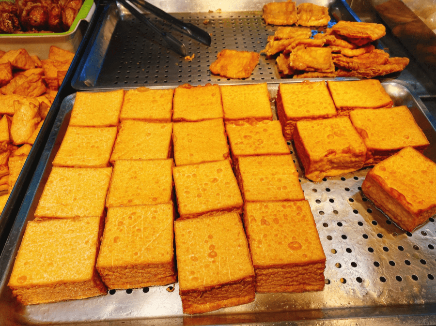 現炸手工黃金豆腐