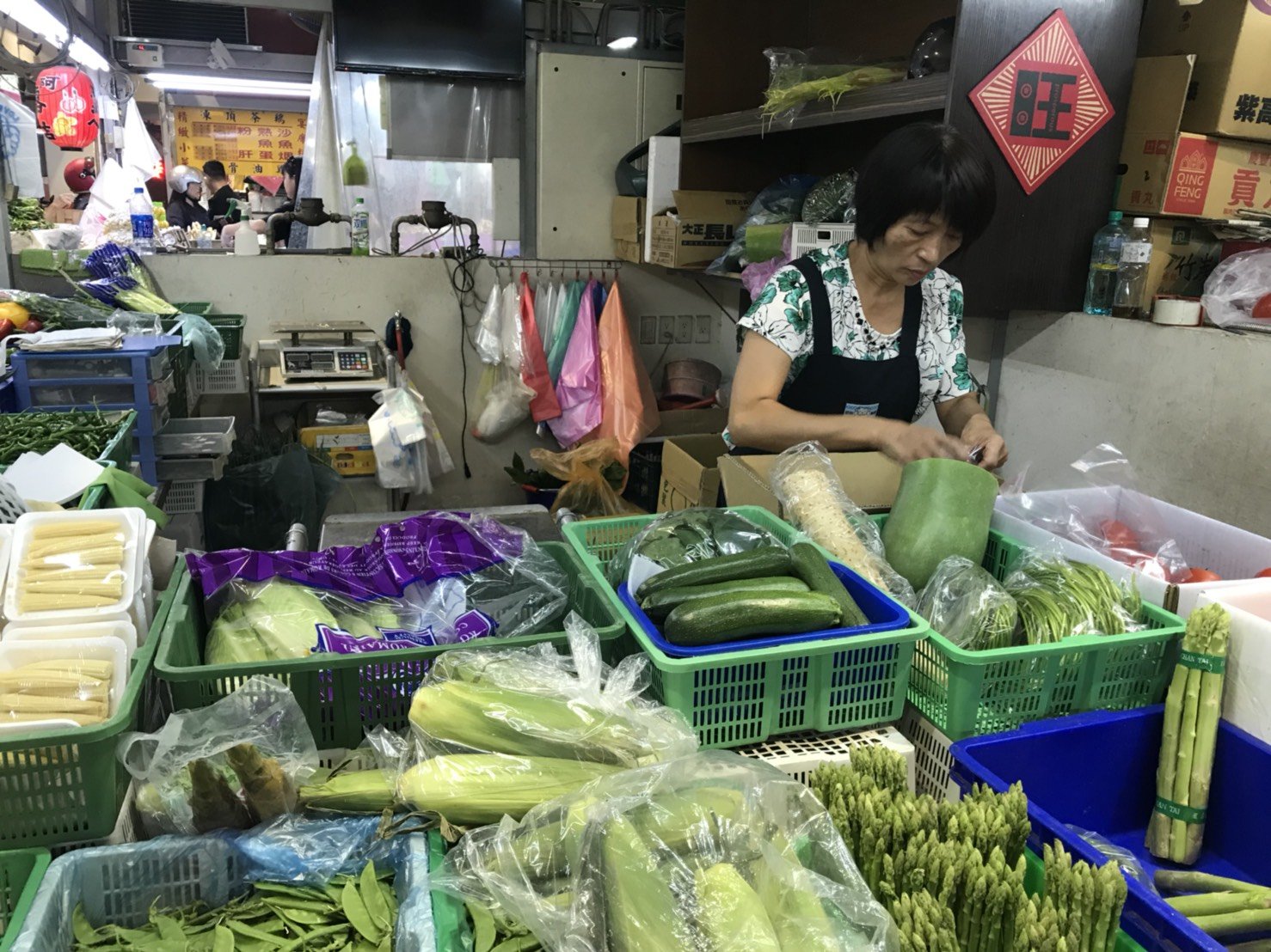 當季各種綠色蔬菜