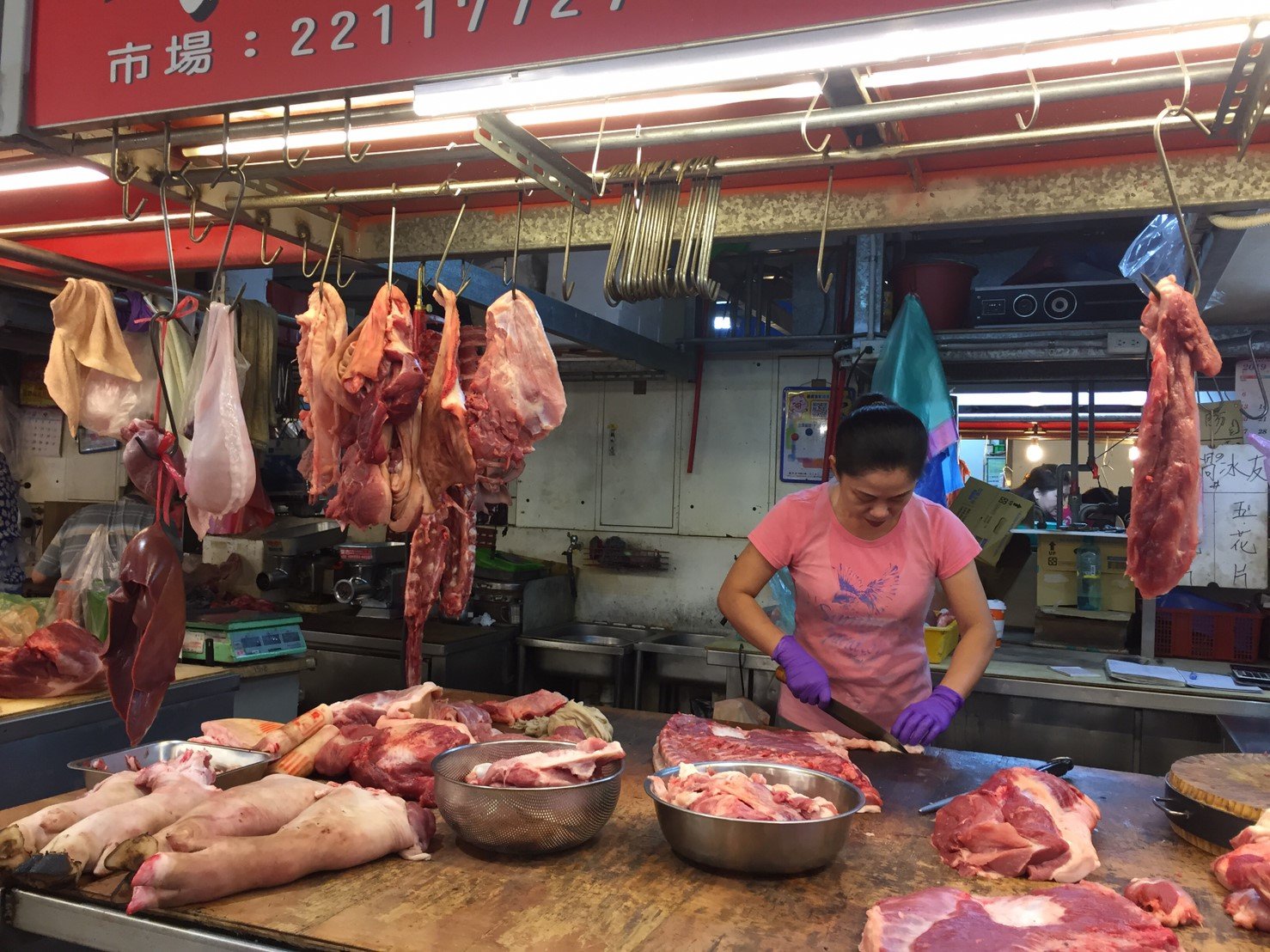 來杰肉舖肉品處理