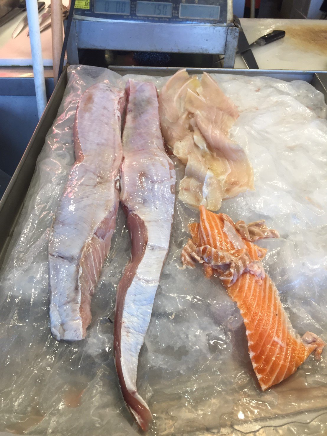 各種類魚貨生魚片處理